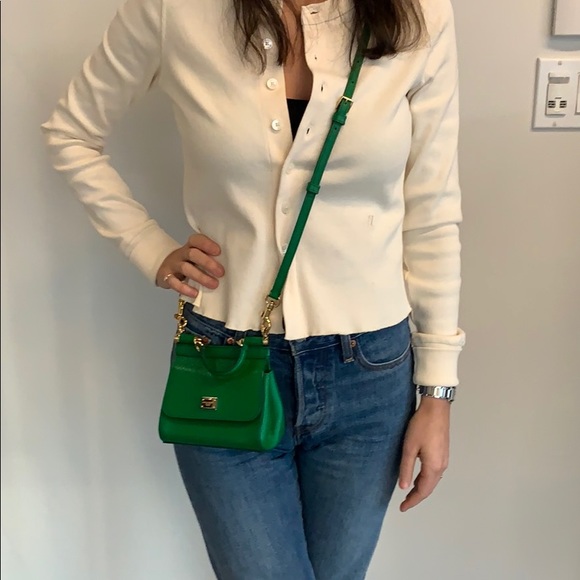 DOLCE & GABANNA MINI SICILY BAG. 💯 AUTHENTIC - Picture 3 of 8